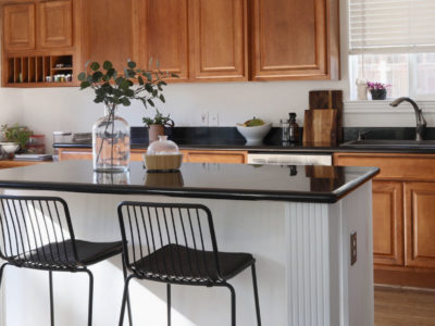 Painting Our Kitchen Island Using Chalk Paint