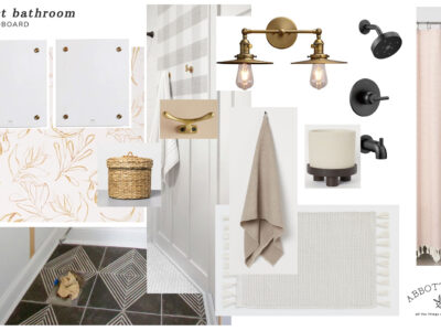 Moodboard: Guest Bathroom Refresh & Design Plan
