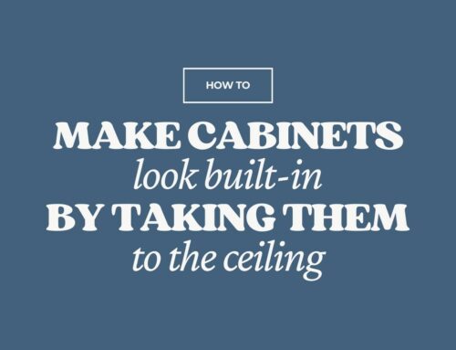 How to Make Cabinets Look Built-In